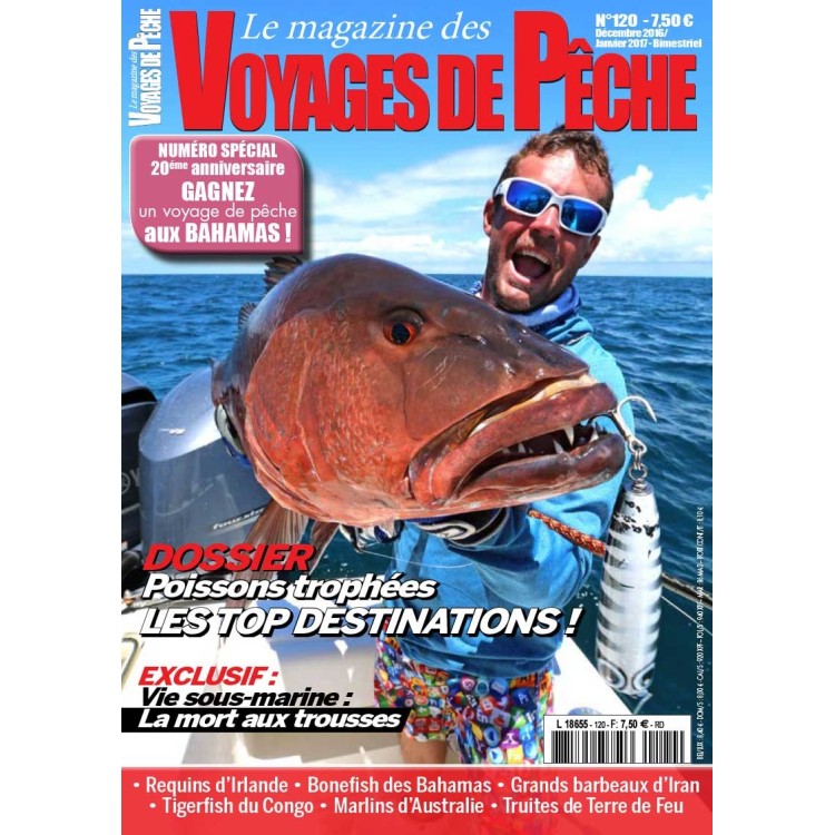 Magazine Voyages de Pêche numéro 120